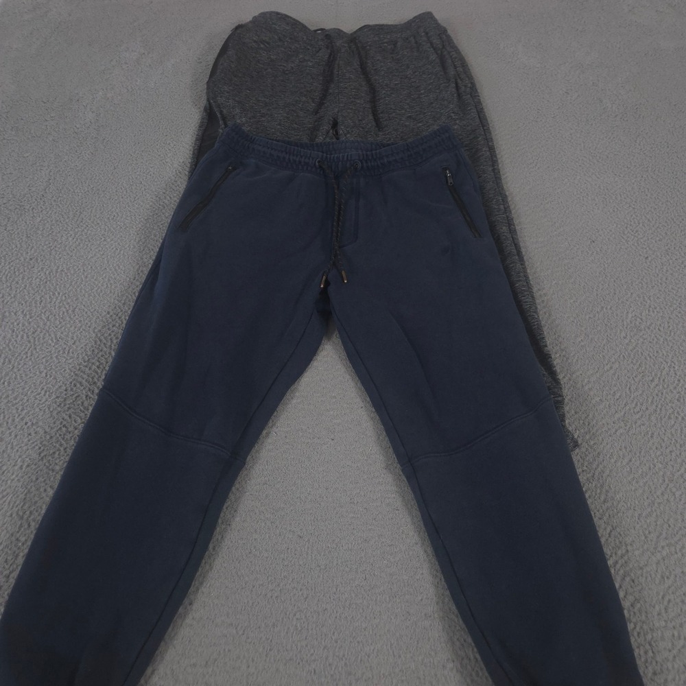 LOT OF 2 American Eagle Pants Mens L Multi Flex Tapered Joggers Stretch Fleece